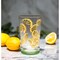 kevinsgiftshoppe Hand painted glass lemonade cup Home Decor   Kitchen Decor